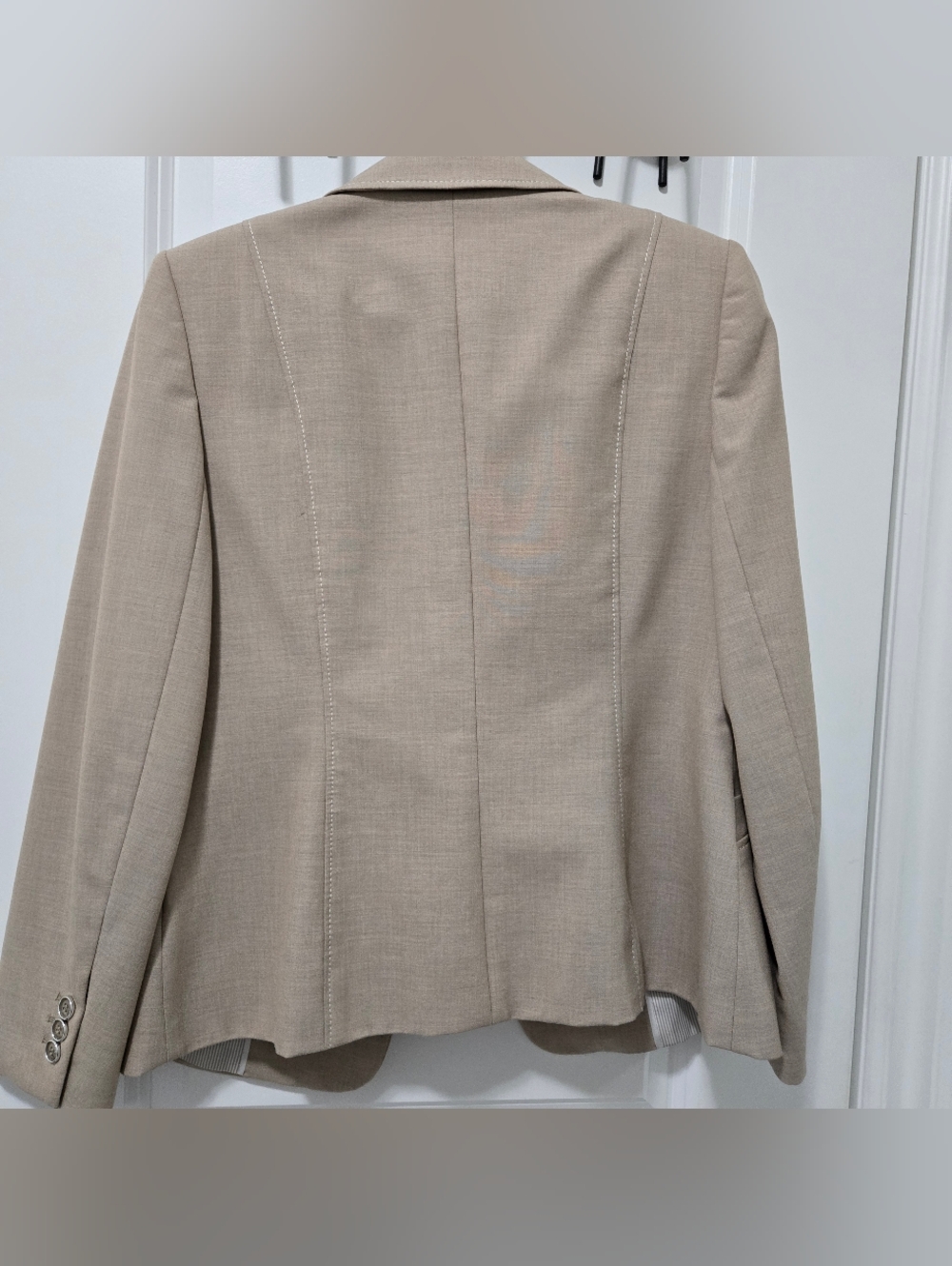 Laura Petites Women's Beige Blazer Jacket - Picture 7 of 7